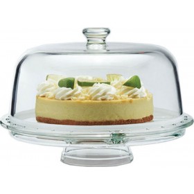 Borgonovo Palladio Τουρτιέρα Γυάλινη με Καπάκι και Πόδι Διάφανη 31x31cmΚωδικός: 01.65037  Borgonovo Palladio Τουρτιέρα Γυάλινη με Καπάκι και Πόδι Διάφανη 31x31cmΚωδικός: 01.65037