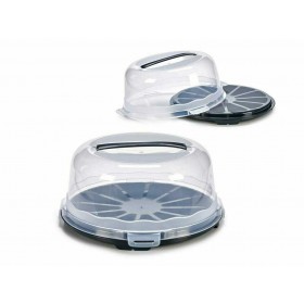 AT68783 Τουρτιέρα Πλαστική με Καπάκι Διάφανη 34x34cm AT68783 Τουρτιέρα Πλαστική με Καπάκι Διάφανη 34x34cm