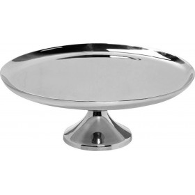 Espiel Τουρτιέρα Ανοξείδωτη με Πόδι Ασημί 38x38x16cmΚωδικός: GET107  Espiel Τουρτιέρα Ανοξείδωτη με Πόδι Ασημί 38x38x16cmΚωδικός: GET107