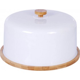 Ankor Τουρτιέρα Ξύλινη με Καπάκι Λευκή 27.5x27.5x15cmΚωδικός: 808755  Ankor Τουρτιέρα Ξύλινη με Καπάκι Λευκή 27.5x27.5x15cmΚωδικός: 808755