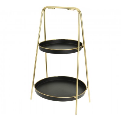 JK Home Decoration Εταζέρα 2 Θέσεων ΜεταλλικήΚωδικός: 891700 