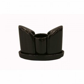 Art et Lumiere Imagination Σετ Αλατοπίπερο Κεραμικό με Βάση Μαύρο 2τμχ