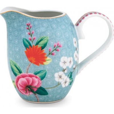PiP Studio Blushing Birds Γαλατιέρα Σερβιρίσματος από Πορσελάνη σε Μπλε Χρώμα