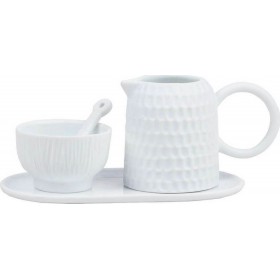Raeder Σετ Γαλατιέρα & Ζαχαριέρα Σερβιρίσματος από Πορσελάνη σε Λευκό Χρώμα Raeder Σετ Γαλατιέρα & Ζαχαριέρα Σερβιρίσματος από Πορσελάνη σε Λευκό Χρώμα
