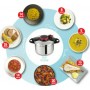 Tefal Clipso Minut'Easy Χύτρα Ταχύτητας 7.5lt