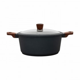 Estia Stone Βαθιά Κατσαρόλα από Χυτό Αλουμίνιο 6.7lt / 28cmΚωδικός: 01-1155  Estia Stone Βαθιά Κατσαρόλα από Χυτό Αλουμίνιο 6.7lt / 28cmΚωδικός: 01-1155