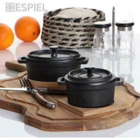 Espiel Γάστρα Στρογγυλή Μαντεμένια 13x10cmΚωδικός: SAG107  Espiel Γάστρα Στρογγυλή Μαντεμένια 13x10cmΚωδικός: SAG107