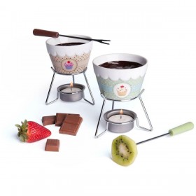 Excelsa Σκεύος για Φοντύ με Ρεσώ από Πορσελάνη 47383 Excelsa Σκεύος για Φοντύ με Ρεσώ από Πορσελάνη 47383