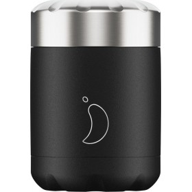 Chilly's Δοχείο Φαγητού Θερμός Inox Black 300mlΚωδικός: CB2008060 