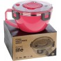 Ecolife Double Wall Round Δοχείο Φαγητού Θερμός Πλαστικό Ροζ 850mlΚωδικός: 33-BO-9071 