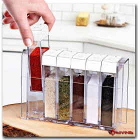 TnS Βάση Οργάνωσης Μπαχαρικών Λευκή Λευκή 6τμχ