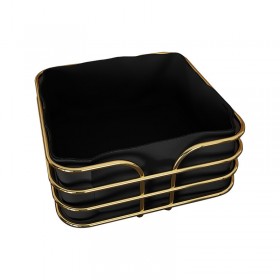 Pakoworld Grifin Ψωμιέρα Μεταλλική σε Χρυσό Χρώμα 18x18x9cm Pakoworld Grifin Ψωμιέρα Μεταλλική σε Χρυσό Χρώμα 18x18x9cm