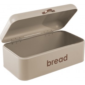 Viosarp ΝΟ25191 Ψωμιέρα με Καπάκι Μεταλλική σε Μπεζ Χρώμα 40x21x16cm Viosarp ΝΟ25191 Ψωμιέρα με Καπάκι Μεταλλική σε Μπεζ Χρώμα 40x21x16cm