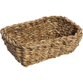 Espiel Καλάθι Ψωμιού Ψάθινο σε Καφέ Χρώμα 20x16x6cm
