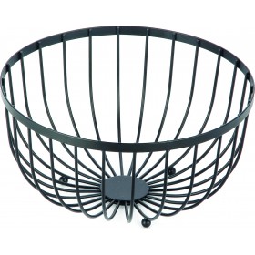 Estia Φρουτιέρα Μεταλλική Μαύρη 25x25x13cm Estia Φρουτιέρα Μεταλλική Μαύρη 25x25x13cm