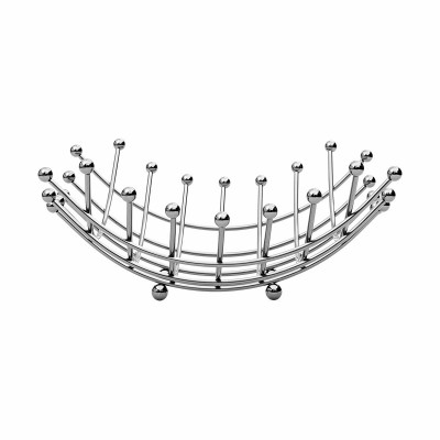 Estia Φρουτιέρα Inox Γκρι 29.9x29.9x13cm