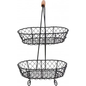 Espiel Φρουτιέρα Μεταλλική Μαύρη 13x16x36cm Espiel Φρουτιέρα Μεταλλική Μαύρη 13x16x36cm