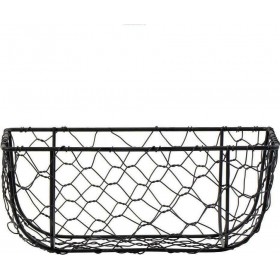 Espiel Φρουτιέρα Μεταλλική Μαύρη 23x15x9cm Espiel Φρουτιέρα Μεταλλική Μαύρη 23x15x9cm