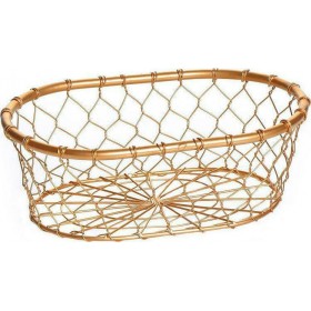 Espiel Φρουτιέρα Μεταλλική Χρυσή 25x17x9cm Espiel Φρουτιέρα Μεταλλική Χρυσή 25x17x9cm