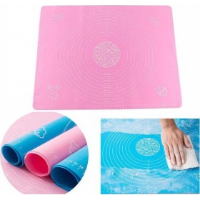 Επιφάνεια για Ζύμωμα Ροζ από Σιλικόνη Επιφάνεια για Ζύμωμα Ροζ από Σιλικόνη