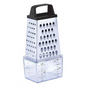 Renberg Τρίφτης Τυριού από Ανοξείδωτο Ατσάλι με Δοχείο 20.5x6.5x20.5cmΚωδικός: S5000738 