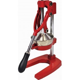 E-0741 Επιτραπέζια Πρέσα Λεμονιού / Πορτοκαλιού / Ροδιού από Μέταλλο σε Κόκκινο Χρώμα