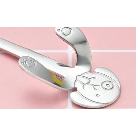 Σετ Κουτάλια Καφέ/Τσαγιού Μεταλλικά Ασημί DB7421 3τμχ