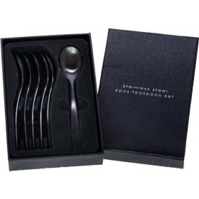 Cryspo Trio Durable Σετ Κουτάλια Γλυκού/Παγωτού Ανοξείδωτα Black Matt 45.076.04 6τμχ Cryspo Trio Durable Σετ Κουτάλια Γλυκού/Παγωτού Ανοξείδωτα Black Matt 45.076.04 6τμχ