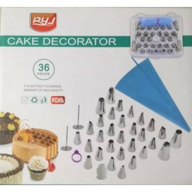 YR1824-14 Σετ Ζαχαροπλαστικής από Μέταλλο 81003JGJ50SL 36τμχ