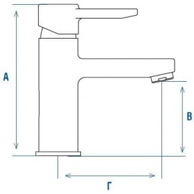 Viospiral Miro Αναμεικτική Μπαταρία Νιπτήρα Ρετρό ΜπρονζέΚωδικός: 18-100/2 