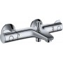 Grohe Grohtherm 800 34576000 Μπαταρία Μπανιέρας Θερμοστατική Ασημί