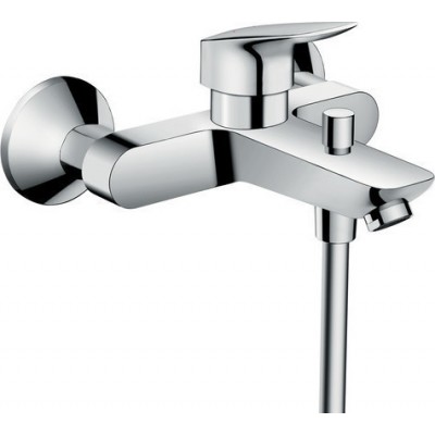 Hansgrohe Logis 71400 Αναμεικτική Μπαταρία Μπανιέρας Ασημί