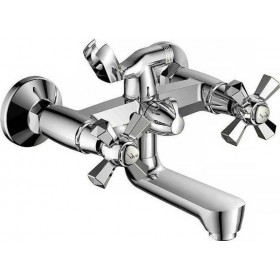 Gloria Brilante 13-3076 Ρετρό Μπαταρία Μπανιέρας Ασημί