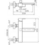 Pyramis Streto Plus 090924201 Αναμεικτική Μπαταρία Μπανιέρας Πλήρες Σετ Ασημί