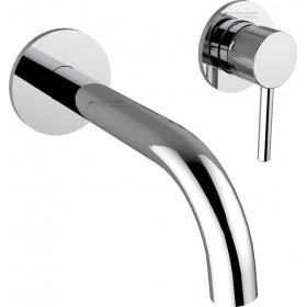 Armando Vicario Industrial 512045-100 Σετ Μίκτης &amp Στόμιο Εντοιχισμού Νιπτήρα 1 Εξόδου Chrome