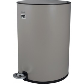 Estia 02-7164 Inox Καλαθάκι Μπάνιου 6lt Γκρι