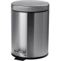Estia 02-0059 Inox Καλαθάκι Μπάνιου 5lt Ασημί