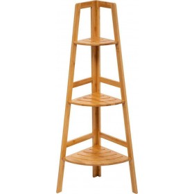 Pakoworld Angle 199-000114 Γωνιακή Επιδαπέδια Ραφιέρα Μπάνιου Bamboo με 3 Ράφια 32x32x103cm Pakoworld Angle 199-000114 Γωνιακή Επιδαπέδια Ραφιέρα Μπάνιου Bamboo με 3 Ράφια 32x32x103cm