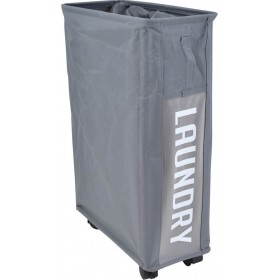 Ankor 805075 Καλάθι Απλύτων Υφασμάτινο 39x19x60cm Γκρι Ankor 805075 Καλάθι Απλύτων Υφασμάτινο 39x19x60cm Γκρι