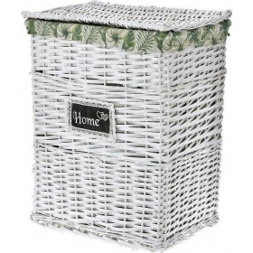 Iliadis 66038 Καλάθι Απλύτων Bamboo 38x28x50cm Λευκό Iliadis 66038 Καλάθι Απλύτων Bamboo 38x28x50cm Λευκό