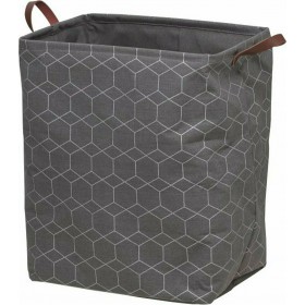 Sealskin Geometric 362455014 Καλάθι Απλύτων Υφασμάτινο 40x30x50cm Γκρι