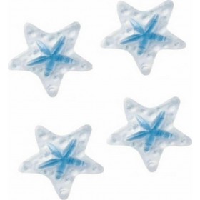 Dimitracas Starfish Crystal Αντιολισθητικά Μπάνιου Κοχύλια με Βεντούζες 10x10cm 5τμχ ΜπλεΚωδικός: 00527.001 