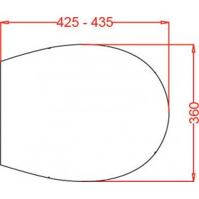 Viospiral Vega Καπάκι Λεκάνης Πλαστικό 42.5-43.5x36cm ΛευκόΚωδικός: 58-53061  Viospiral Vega Καπάκι Λεκάνης Πλαστικό 42.5-43.5x36cm ΛευκόΚωδικός: 58-53061