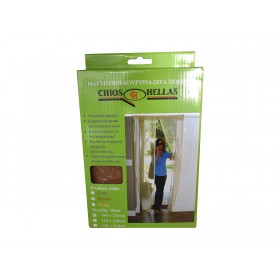 Chios Hellas Αυτοκόλλητη Σίτα Πόρτας Μαγνητική Καφέ 220x100cm KO120