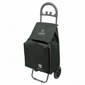 Ecomax Υφασμάτινο Καρότσι Λαϊκής Πτυσσόμενο Γκρι 35x31x96cm Ecomax Υφασμάτινο Καρότσι Λαϊκής Πτυσσόμενο Γκρι 35x31x96cm