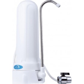 Geyser Euro 1 Συσκευή Φίλτρου Νερού Άνω Πάγκου Μονή με Ανταλλακτικό Φίλτρο Geyser Aragon-2 0.1 μm