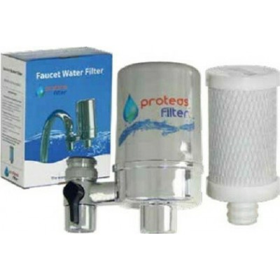 Proteas Filter Φίλτρο Νερού Βρύσης Ενεργός Άνθρακας Inox BTWE-011-0100 2τμχ