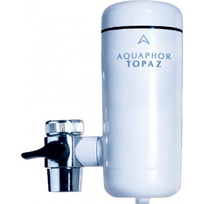 Aquaphor Φίλτρο Νερού Βρύσης Topaz Συμπαγής Ενεργός Άνθρακας 0.7 μm Λευκό