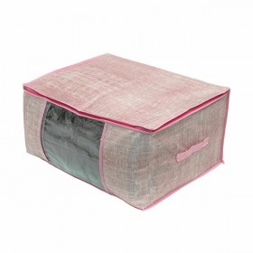 Estia 03-5733 Επιδαπέδια Θήκη Αποθήκευσης Ρούχων Υφασμάτινη σε Ροζ Χρώμα 45x60x30cm Estia 03-5733 Επιδαπέδια Θήκη Αποθήκευσης Ρούχων Υφασμάτινη σε Ροζ Χρώμα 45x60x30cm