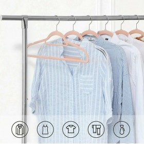 Songmics Κρεμάστρα Ρούχων σε Ροζ Χρώμα CRF50PK 50τμχ